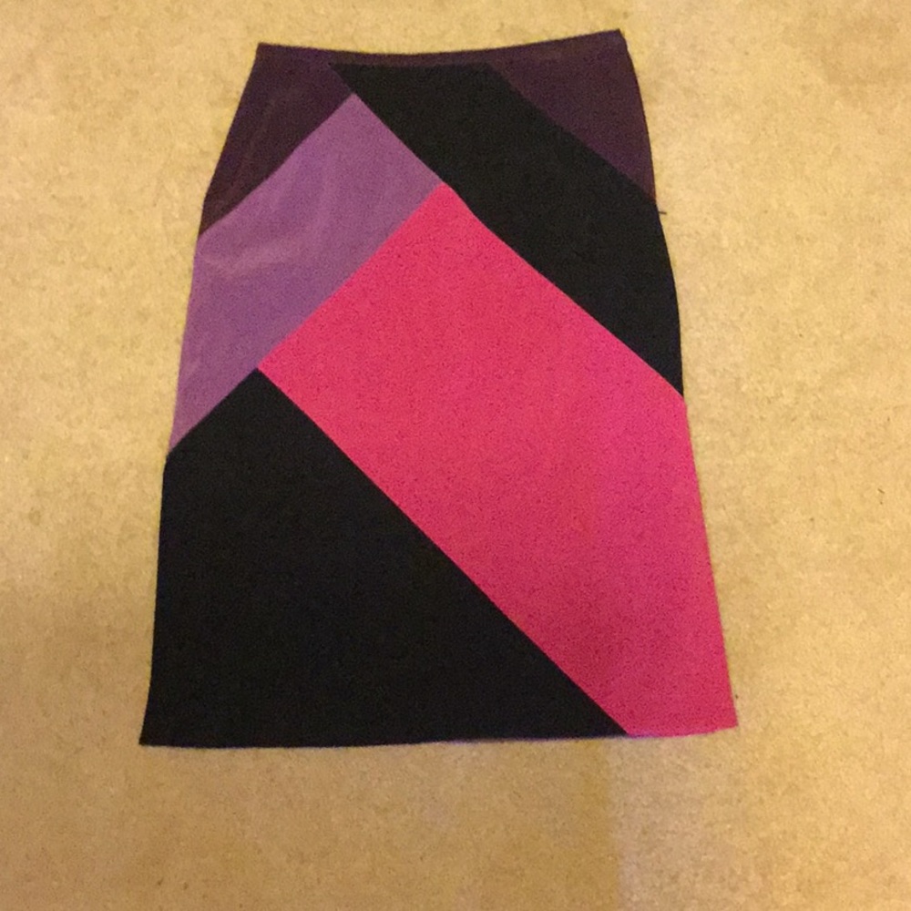 Color block skirt